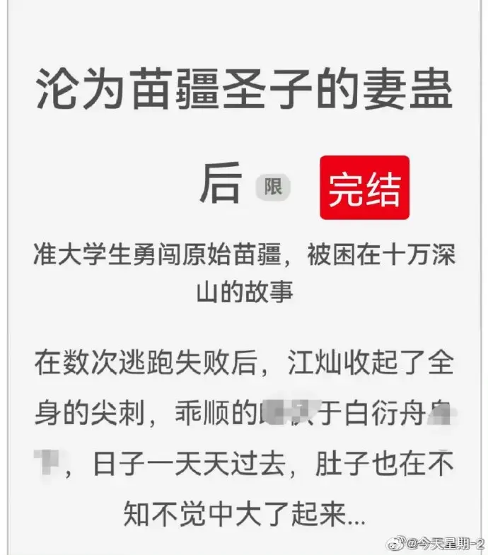 沦为苗疆圣子的妻蛊后全集免费阅读_沦为苗疆圣子的妻蛊后狐狸雨小说txt下载_沦为苗疆圣子的妻蛊后全文在线阅读完结版资源